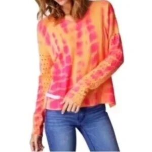 Lisa Todd To Dye For Mango Tango Sweater